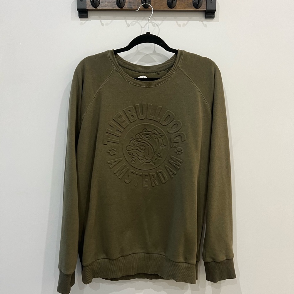 The Bulldog Amsterdam Olive Green Sweater